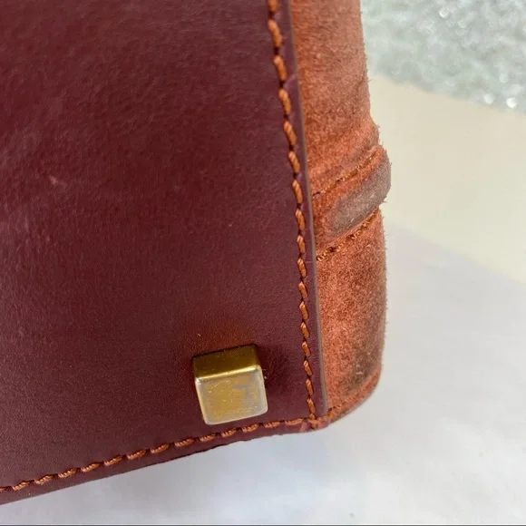 Celine Medium Phantom Medium Luggage Tote Brown Suede - Picture 13 of 16